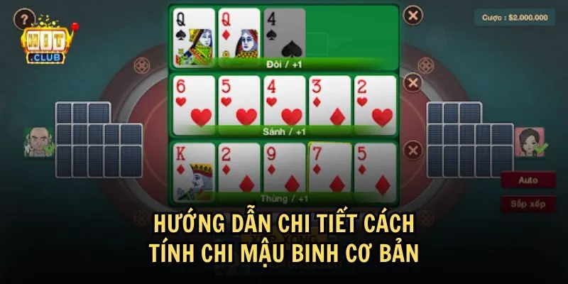 Cách tính chi Mậu Binh cơ bản